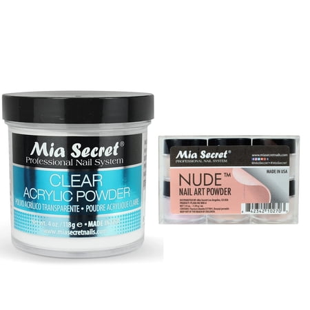 Mia Secret - Nude Set + 4 oz Clear