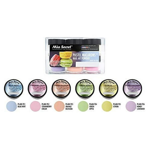 Mia Secret Pastel Macarons Nail Art Collection