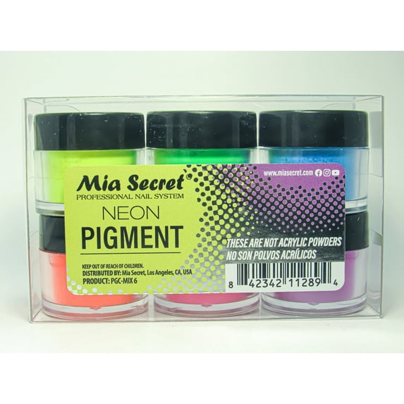 Mia Secret Pigment Colors 6pc - PGC-Mix 6 (Neon)
