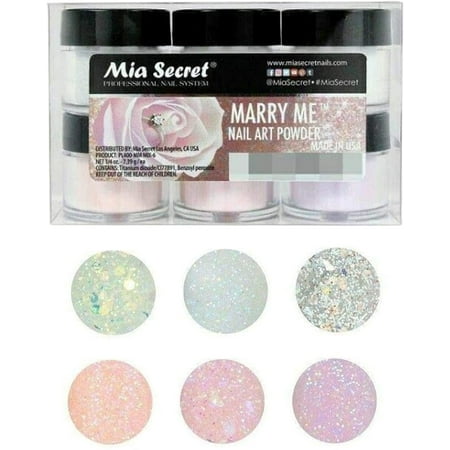 Mia Secret Polymer Marry ME 6 pcs Acrylic Collection