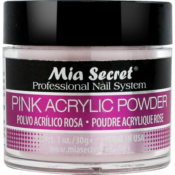 Mia Secret Professional Acrylic Nail System Pink Acrylic Powder 1 OZ