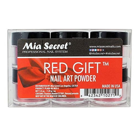 MIA SECRET - 6 COLORS SET - RED GIFT (PL400RG-MIX 6)
