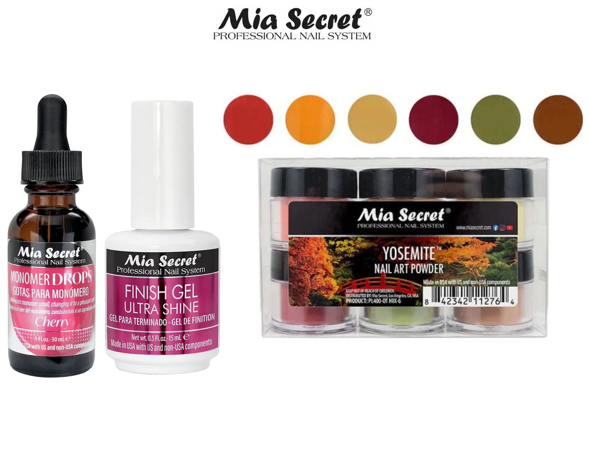 Mia Secret Yosemite + (FG-01) + Monomer Drops(Cherry)
