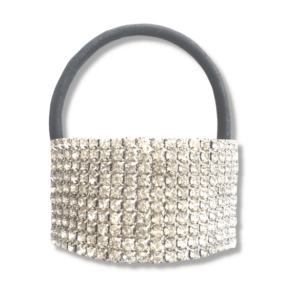 Mia Tony Pony Metal Ponytailer - silver
