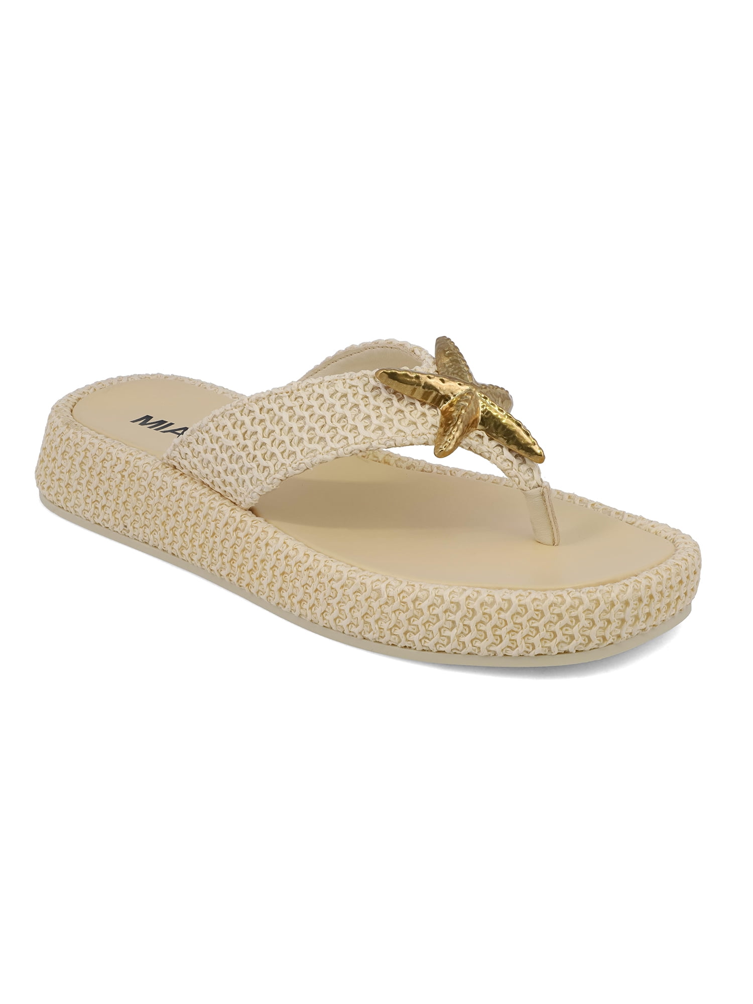 Mia Too Women's Pammy-R Slide On Thong Platform Sandal