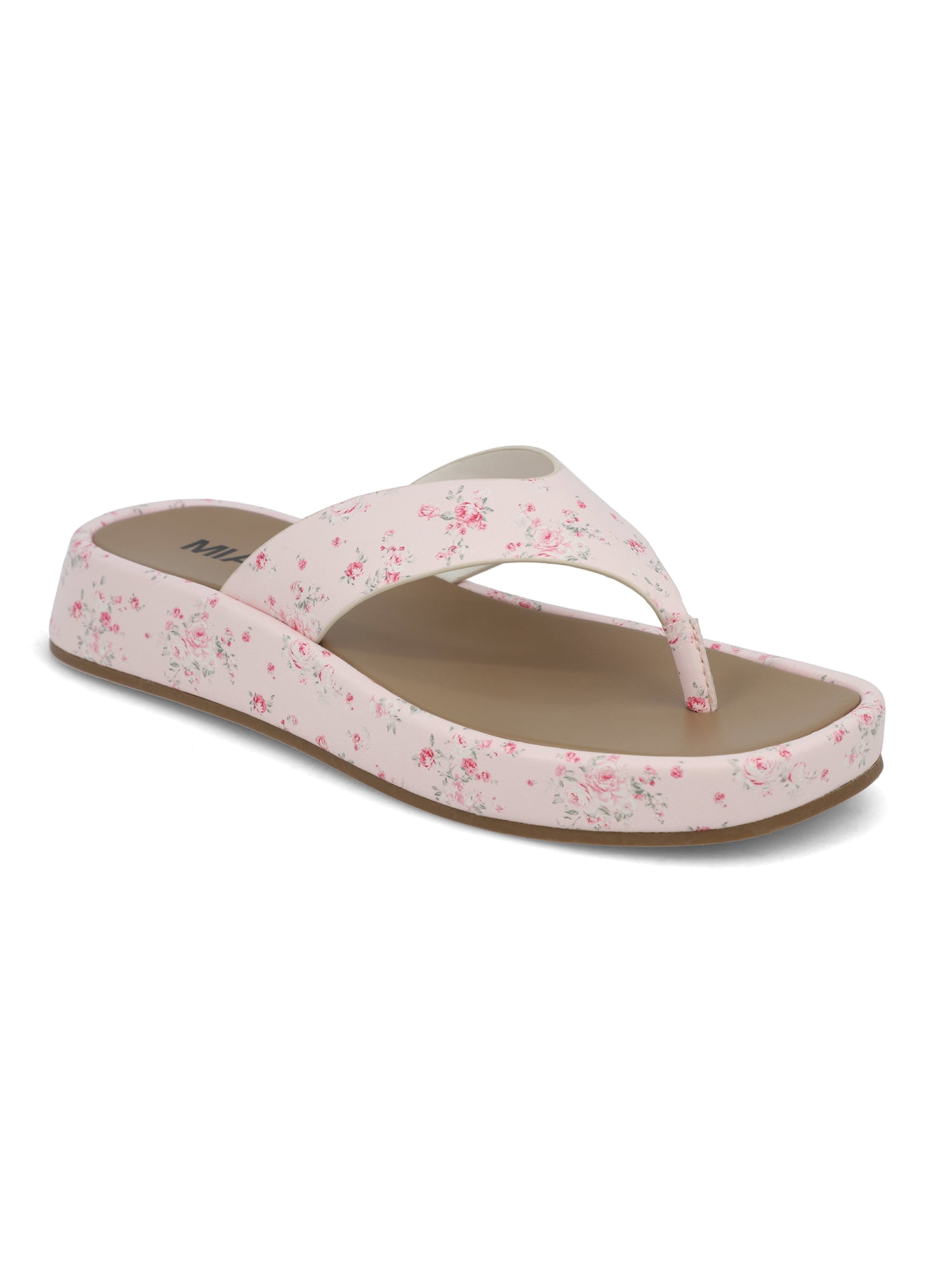 Mia Too Women's Pammy Slide On Thong Platform Sandal