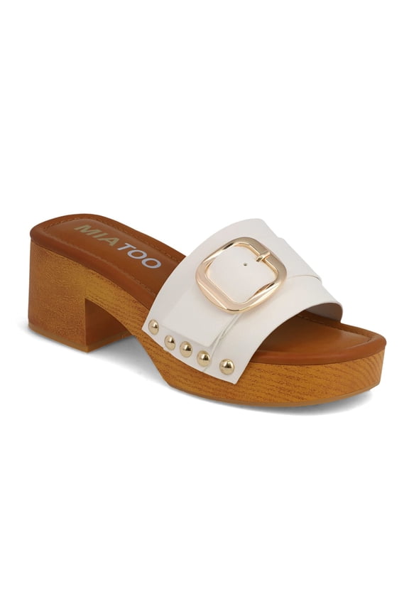 Women's Slide Buckle Clog