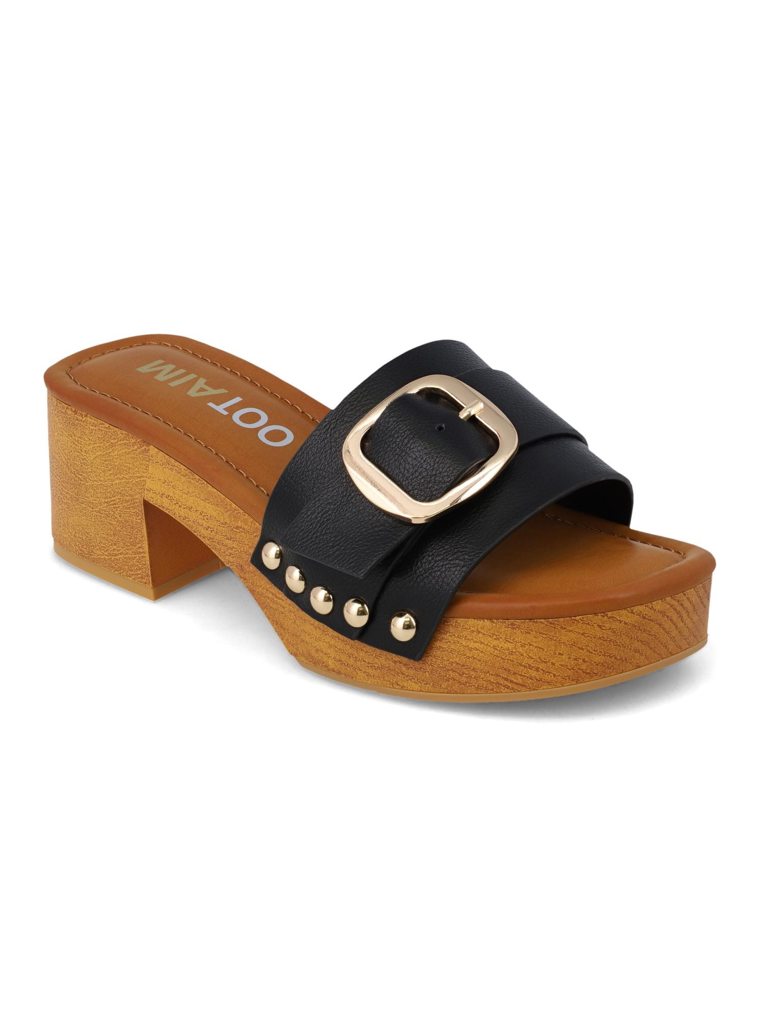 Mia Too Women's Slide Buckle Clog