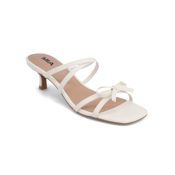 Mia Too Women's Strappy Kitten Heel Sandal
