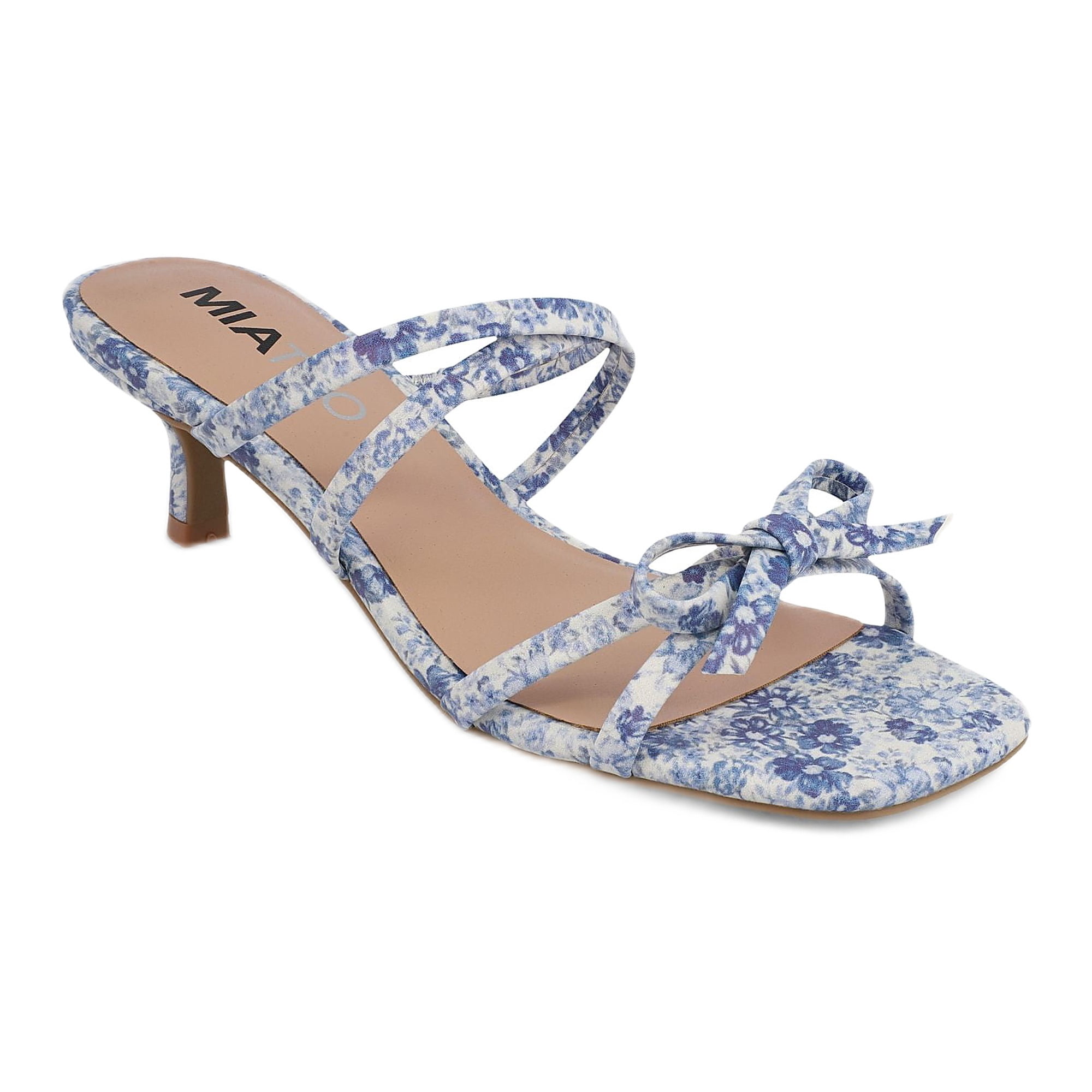 Women's Strappy Kitten Heel Sandal