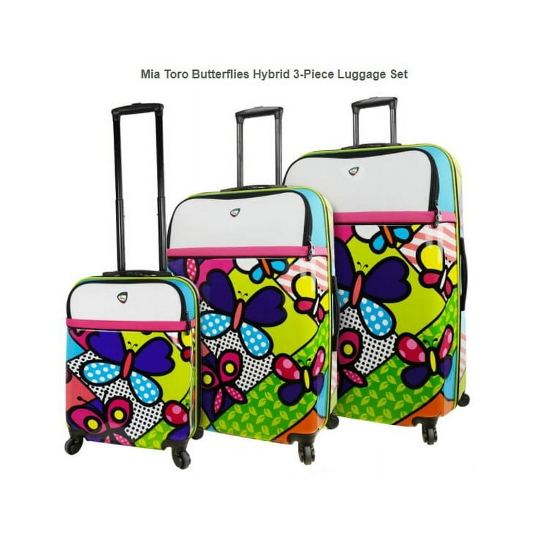 Mia Toro Particella 3-Piece Luggage Set