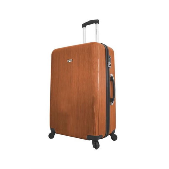 Mia Viaggi Italy V1004-20IN-BRW Murano Hardside Spinner, Brown - 20 in.