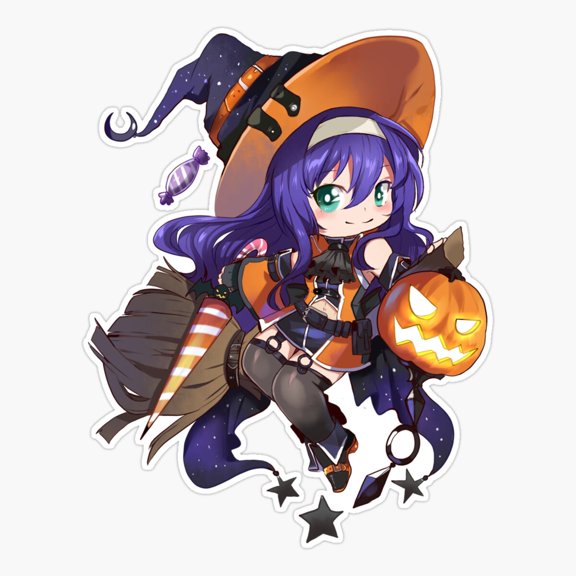 Mia Witch Sticker