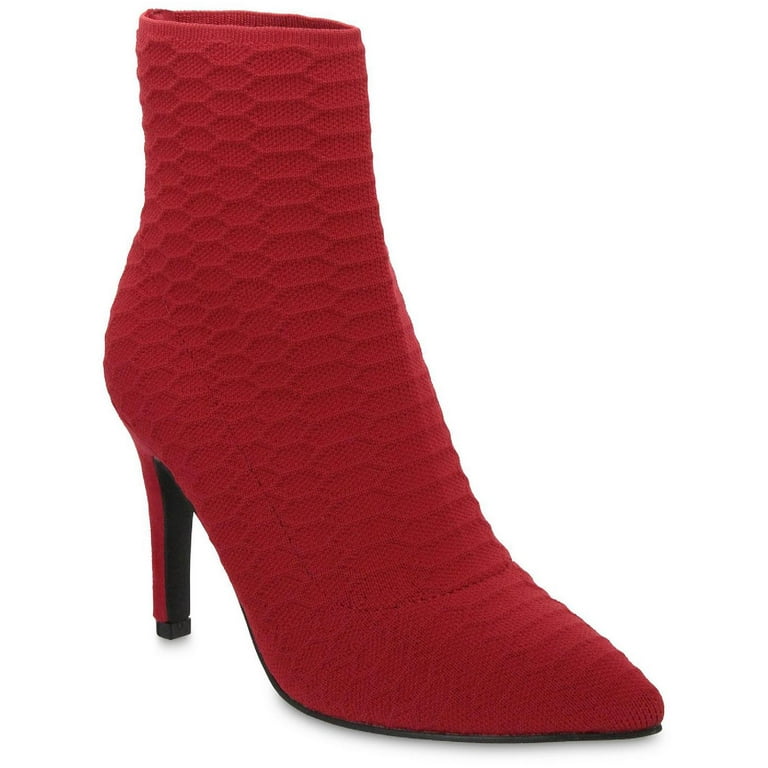Mia Womens McKinley Knit Ankle Sock Boot Walmart
