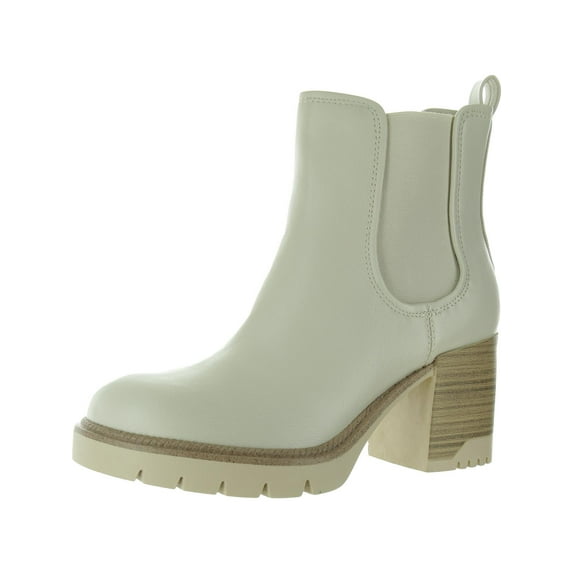 Mia Womens Nilo Faux Leather Pull On Chelsea Boots