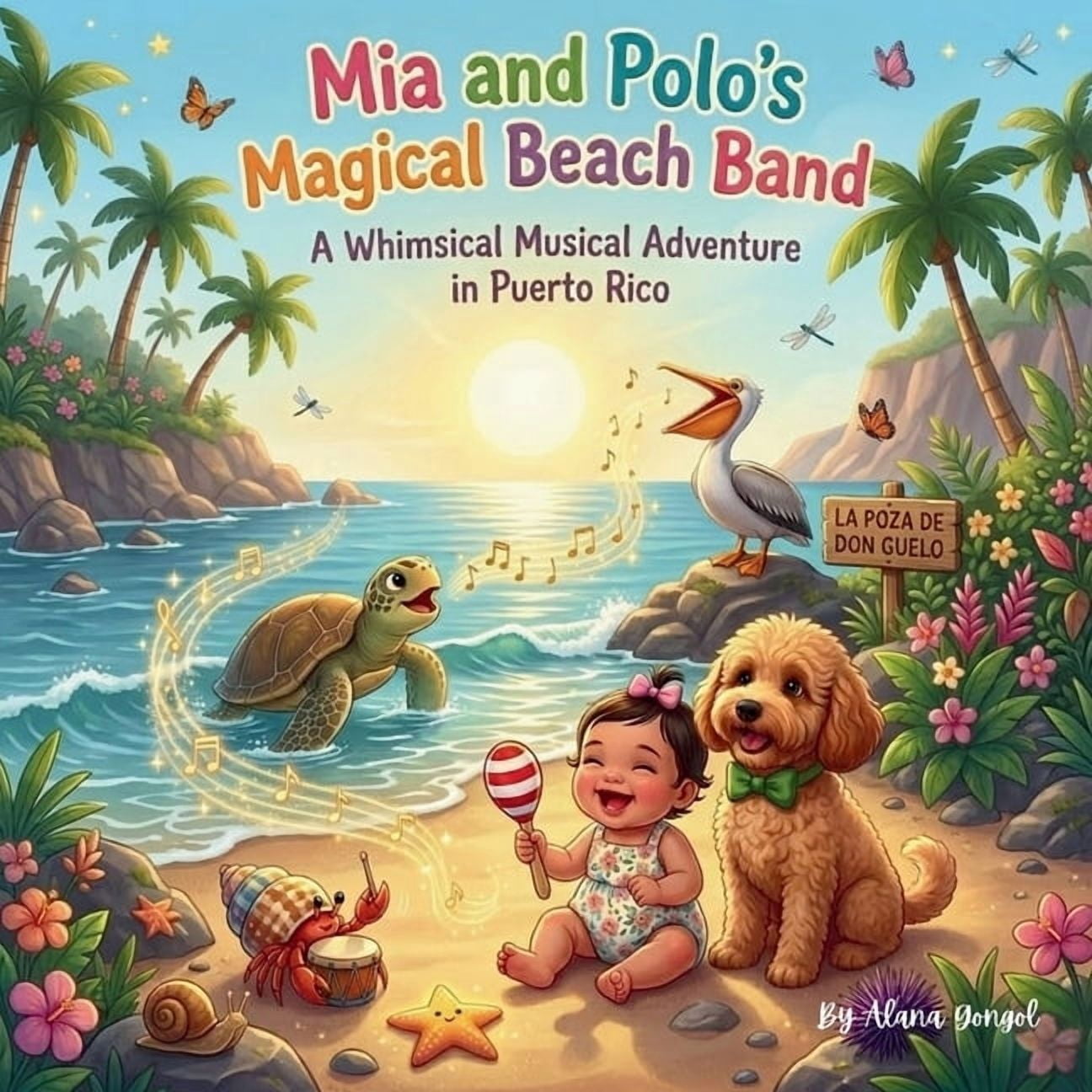 Mia and Polo's Magical Beach Band: A Whimsical Musical Adventure in Puerto Rico, (Paperback)