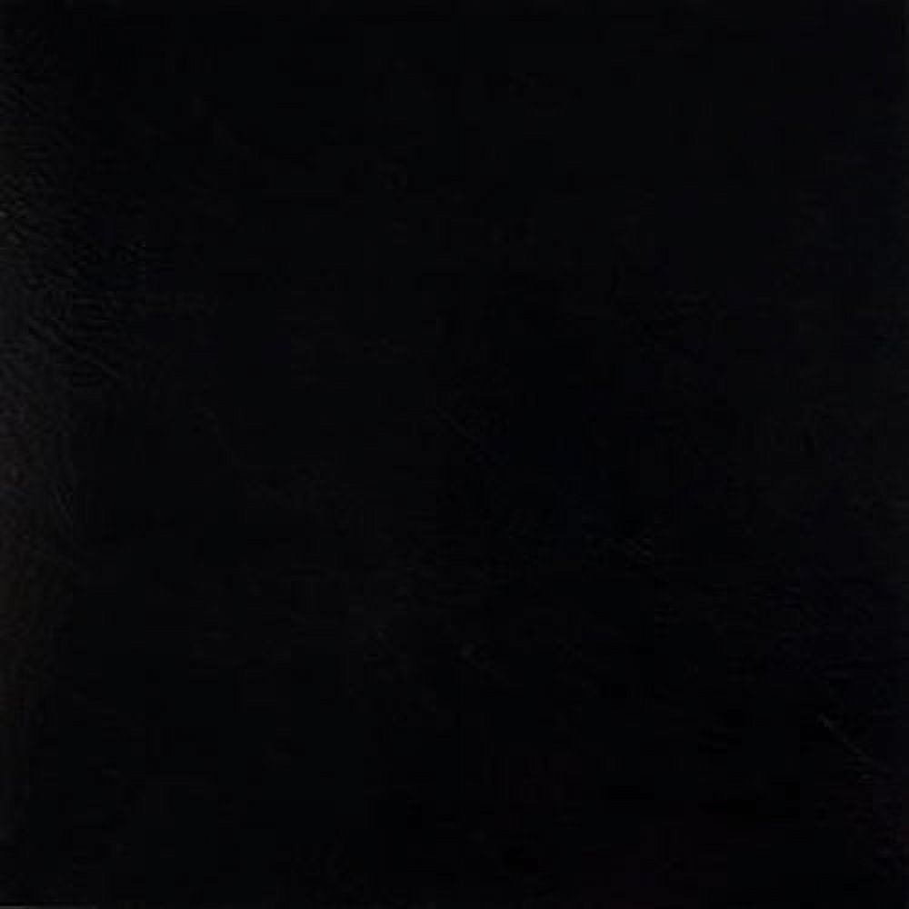 Black Vinyl Floor Tile 20 Pcs Self Adhesive Flooring - Actual 12'' x 12''