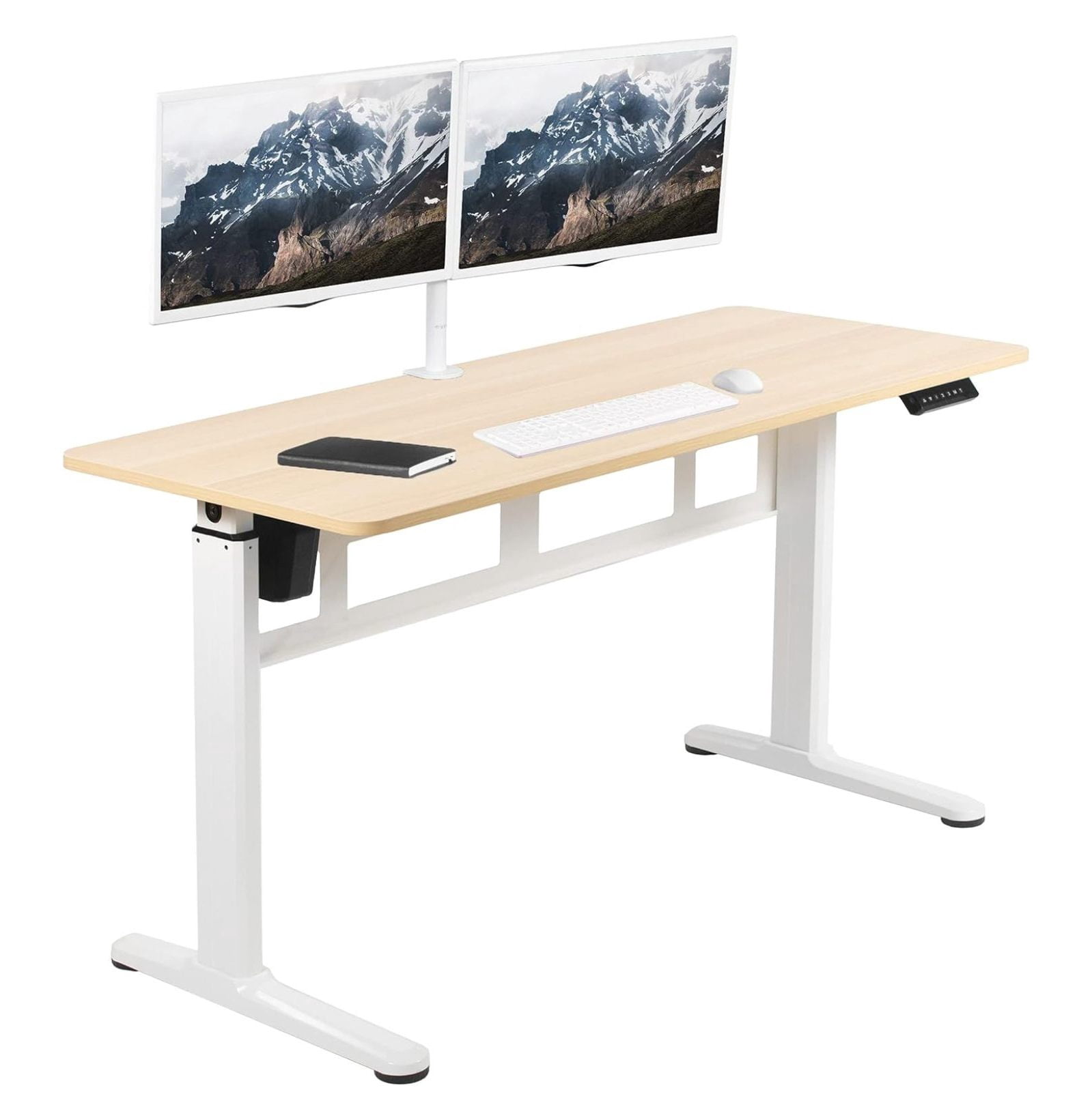 MiaHltTia Electric 55 x 24 inch Stand Up Desk, Complete Height ...