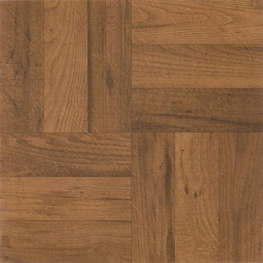 Nexus Vinyl Tile: 225 3 Finger Medium Oak Parquet: 1 Box 20 Tiles