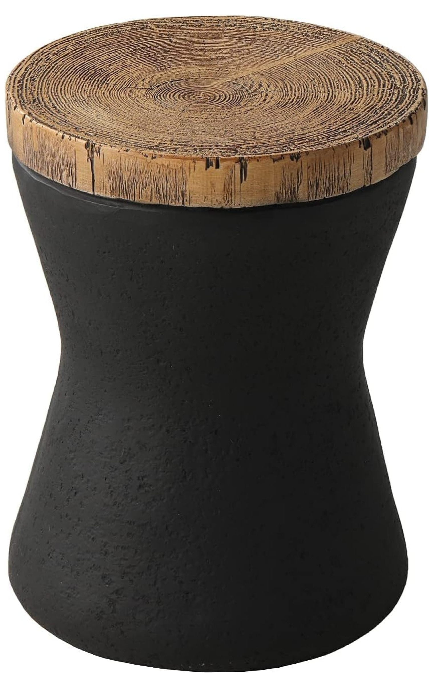 MiaHltTia Outdoor Accent Table, 11" Hourglass Shaped Outdoor Side Table