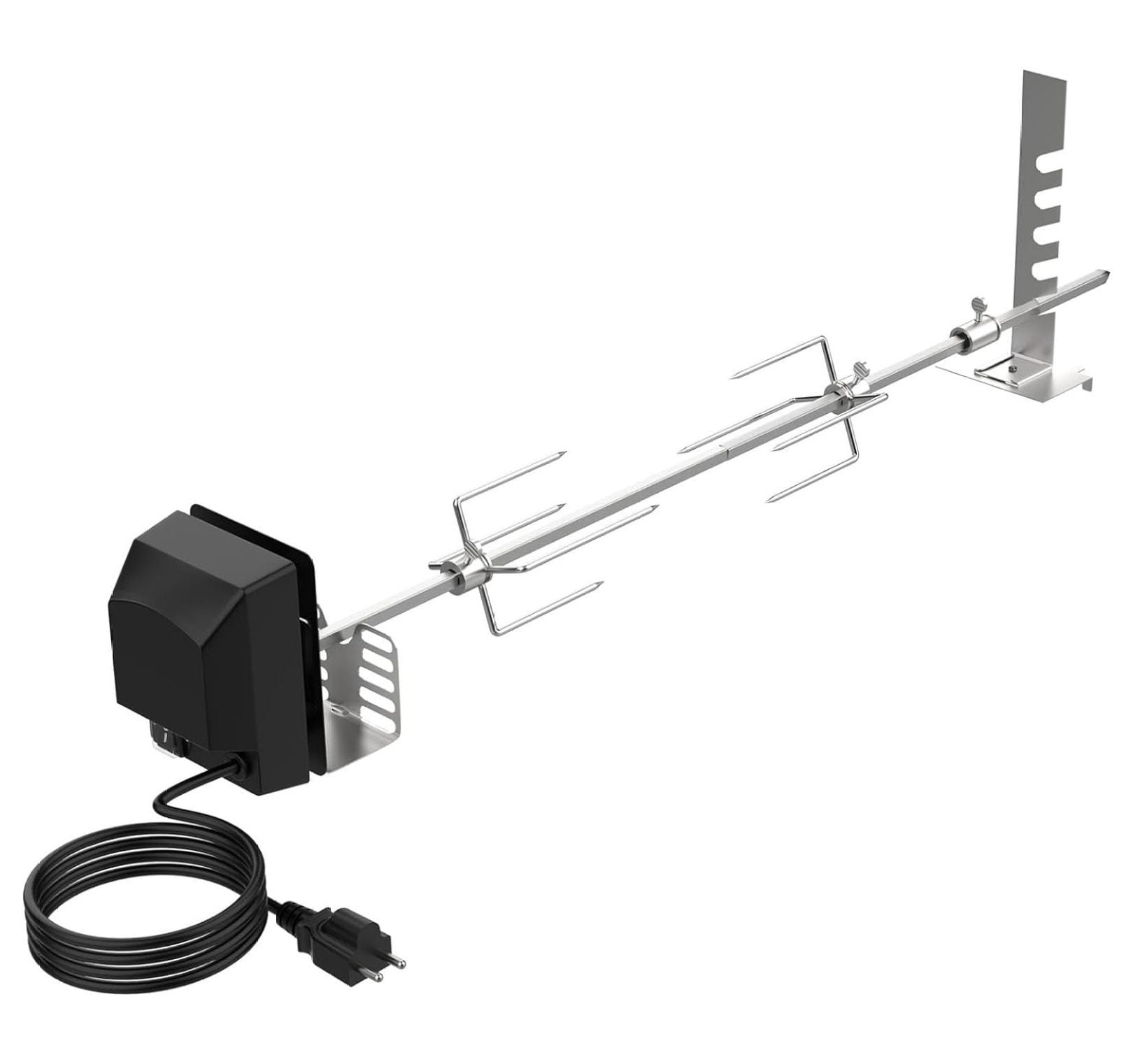 MiaHltTia Rotisserie Grill Kit, Universal Grill Rotisseries (120V 4W