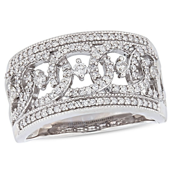 Everly Women's Diamond 10k White Gold Ring