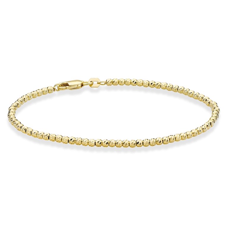 Miabella 925 Sterling Silver or 18Kt Yellow Gold Over Silver