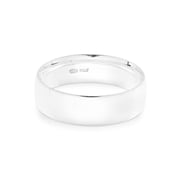 Miabella 925 Sterling Silver Comfort Fit Dome Band Ring 2mm, 4mm, 6mm for Women or Men, Made in Italy 6mm, 7