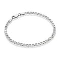 thumbnail image 1 of Miabella 925 Sterling Silver Italian 3mm, 4mm Solid Mariner Link Chain Bracelet for Men Women, Made in Italy (3mm - Length 7.5 Inches), 1 of 6