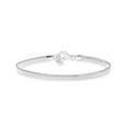 thumbnail image 1 of Miabella 925 Sterling Silver Italian Solid 4mm Domed Herringbone Snake Chain Link Bracelet for Women Men, Made in Italy (Length 6.5 Inch), 1 of 7