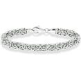 thumbnail image 1 of Miabella Italian 925 Sterling Silver Byzantine Bracelet for Women, Handmade in Italy, 1 of 1