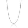thumbnail image 1 of Miabella Italian 925 Sterling Silver Solid 2mm Cable Chain Necklace for Women Men | Diamond-Cut Link Necklace Made in Italy (Length 26 Inches), 1 of 5
