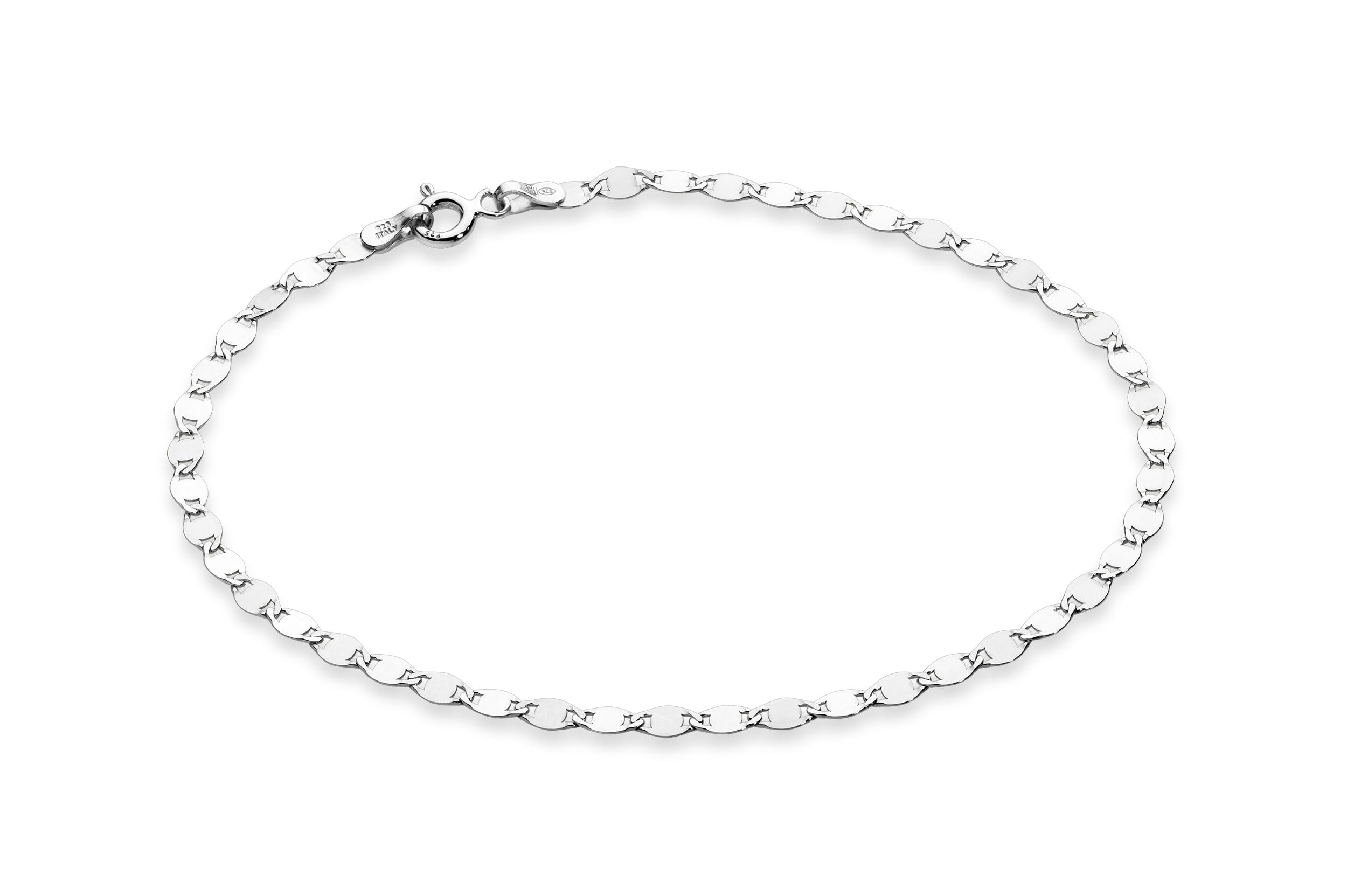 Miabella Italian Sterling Silver Bead Stackable Ring - 925 Silver Or 18K Gold Plated - View #8