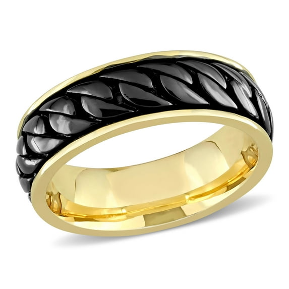 Everly Men's Yellow Gold Plated Ring