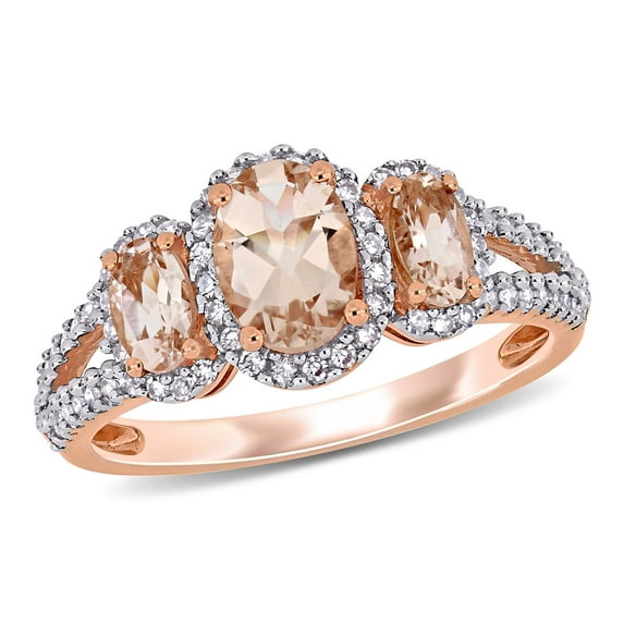 Everly Women's Morganite 14K Rose Gold Engagement Ring