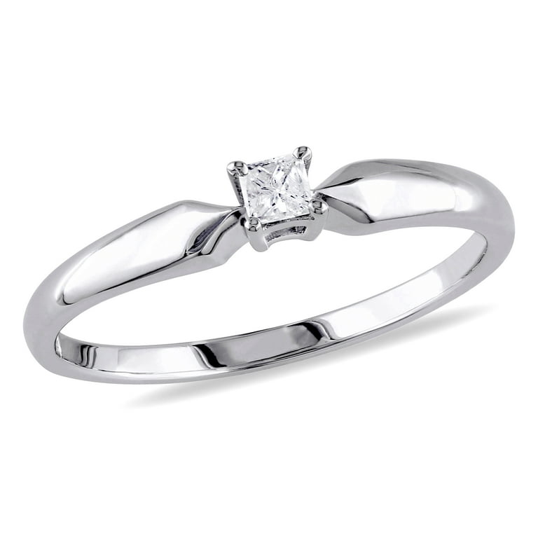 Walmart solitaire hot sale diamond rings