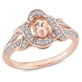thumbnail image 1 of Everly Women's Morganite 10K Rose Gold Engagement Ring, 1 of 8