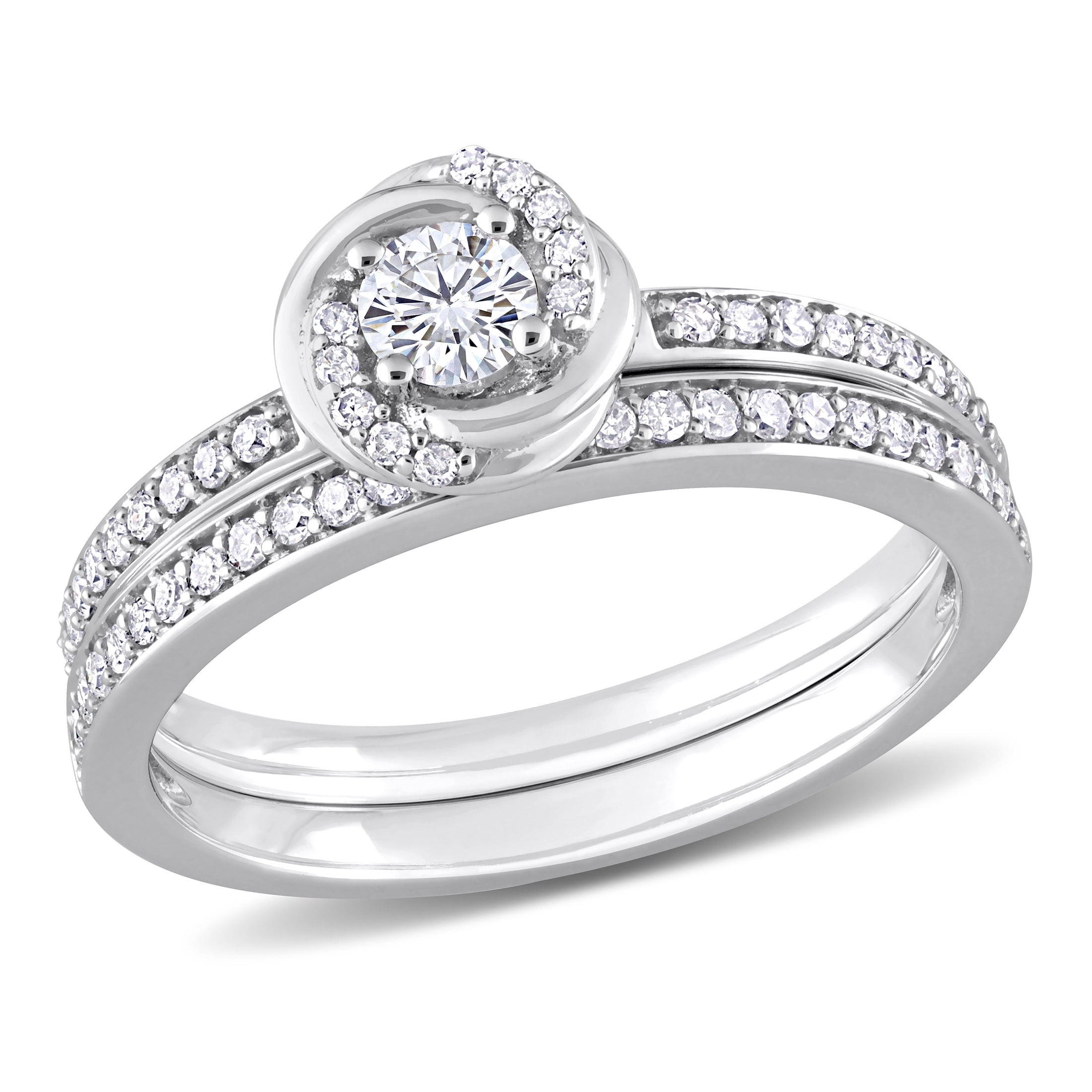 Everly Women's Diamond 14k White Gold Bridal Set