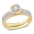 thumbnail image 1 of Everly Women's Diamond 14k Yellow Gold Bridal Set, 1 of 7