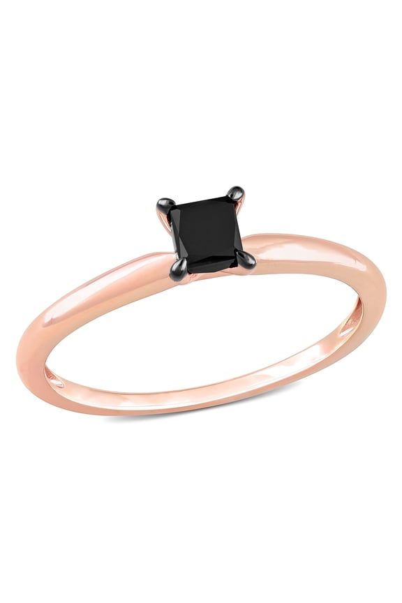 Women's Diamond 10K Rose Gold Engagement Ring