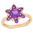 thumbnail image 1 of Everly Women's Amethyst and Topaz 10k Rose Gold Ring, 1 of 7