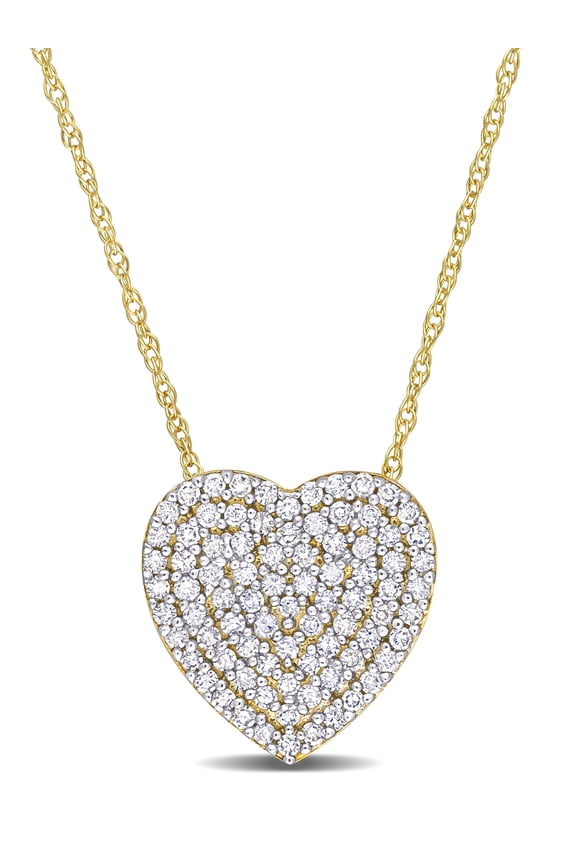 Women's Diamond 10k Yellow Gold Necklace