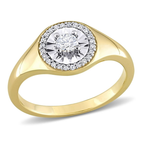 Everly Women's Diamond 10K Yellow Gold Engagement Ring