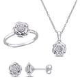 thumbnail image 1 of Everly Women's Diamond Sterling Silver Jewelry Set, 1 of 1