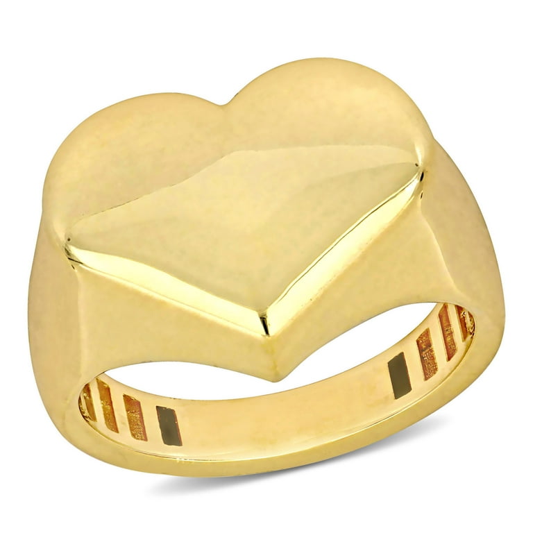 Gold heart ring best sale walmart
