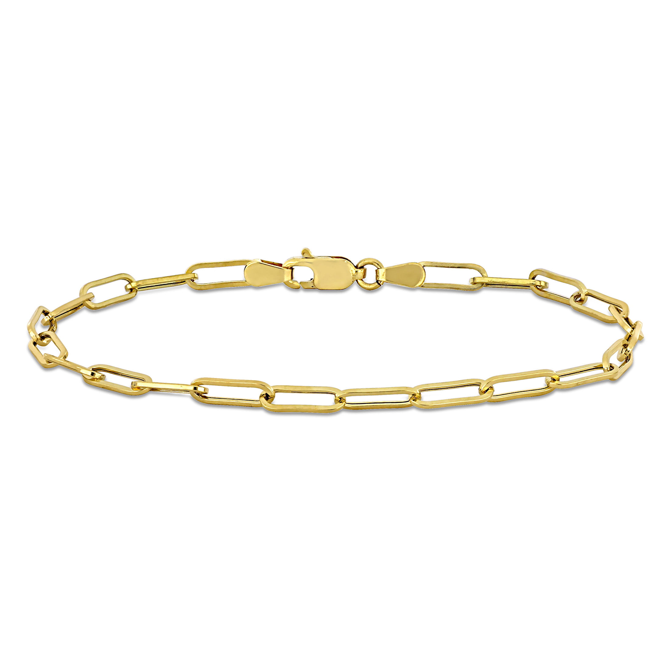 Mens Tennis Bracelet | 10 1/2 Carat Diamond Mens Tennis Bracelet In 14  Karat Yellow Gold, 8 Inches | SuperJeweler