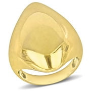 Miabella Women's 14kt Yellow Gold Teardrop Ring
