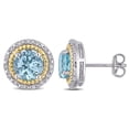 thumbnail image 1 of Everly Women's Topaz Sterling Silver Earrings, 1 of 6