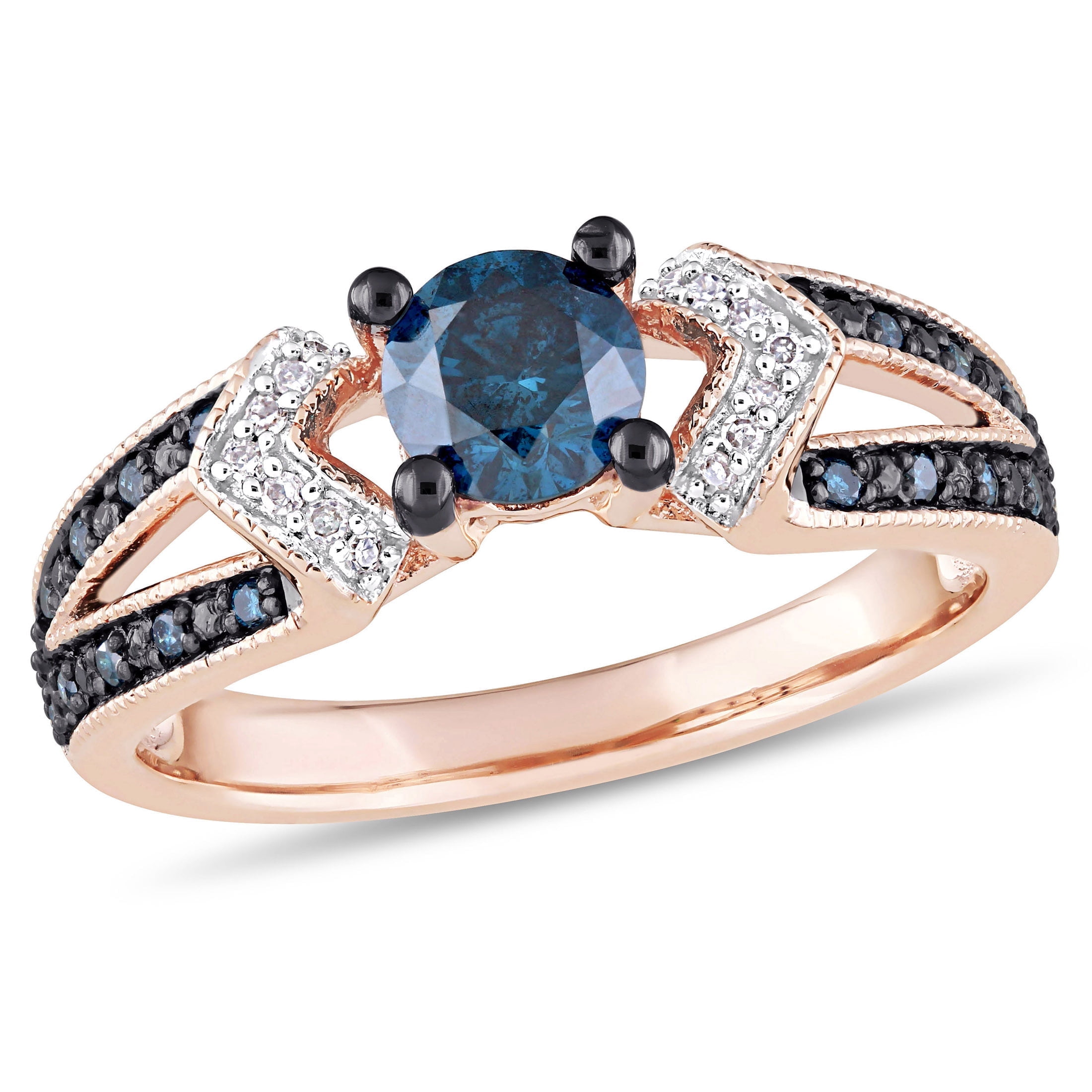 Everly Women's Diamond 10K Rose Gold Engagement Ring