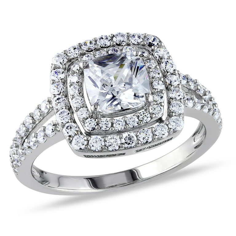 Walmart cubic zirconia engagement on sale rings